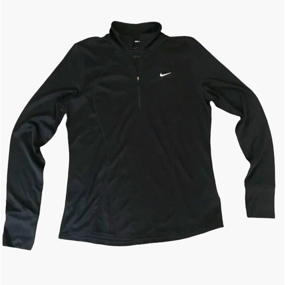 Nike Zip Pullover Women's Size Large New with Tags Zip front Dri-Fit Thumb hole